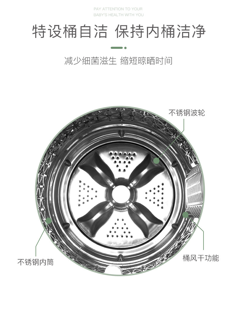 小黄鸭婴儿洗衣机全自动迷你小型儿童宝宝专用